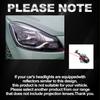 2Pcs H4 H7 LED Projector Lens Headlight Bulbs 1:1 Mini Wireless 30000LM Turbo Hi/Lo Beam Plug & Play 6500K White 12V