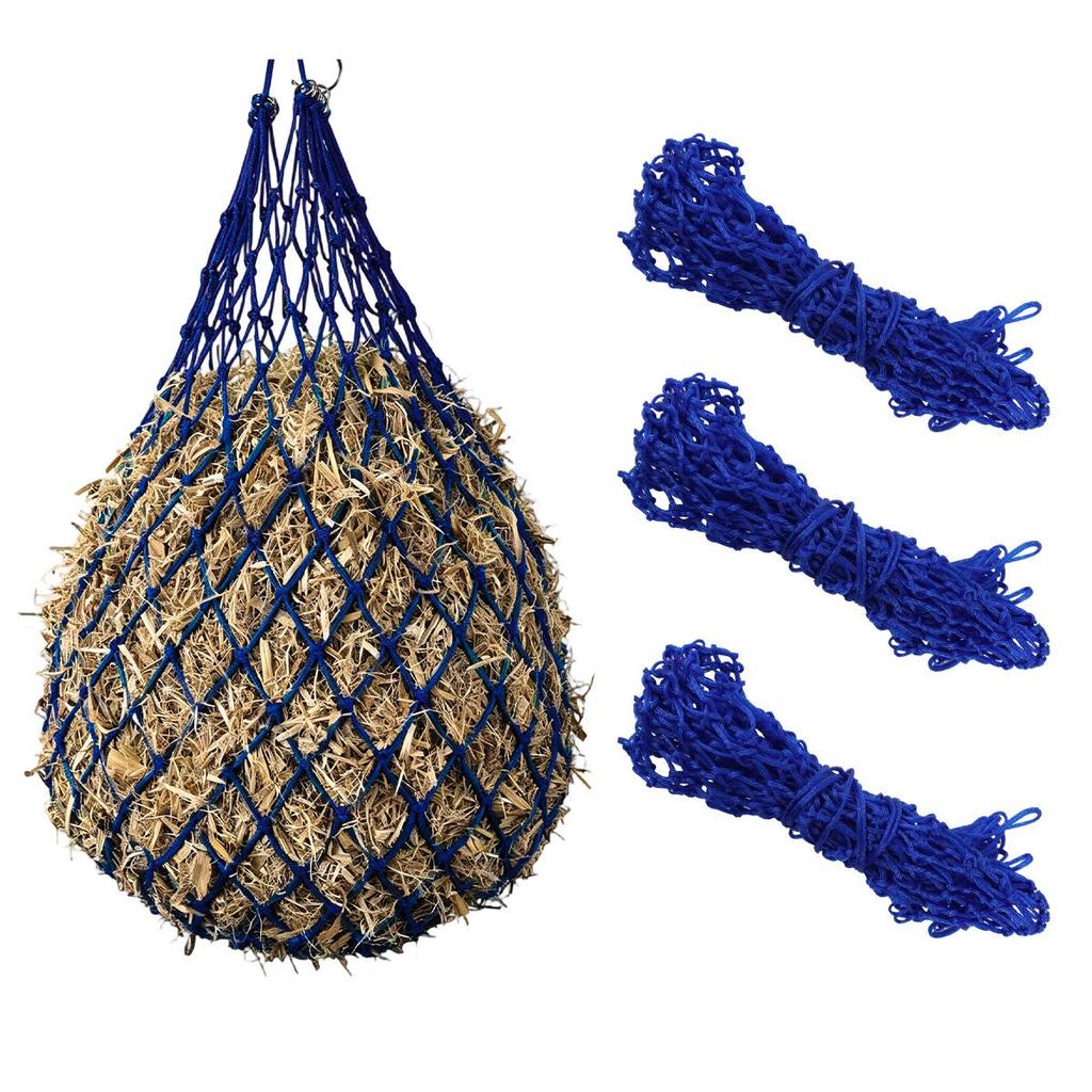Large Capacity Hay Net Feeder for Horses, Cattle, Sheep, Alpacas - Small Hole Design