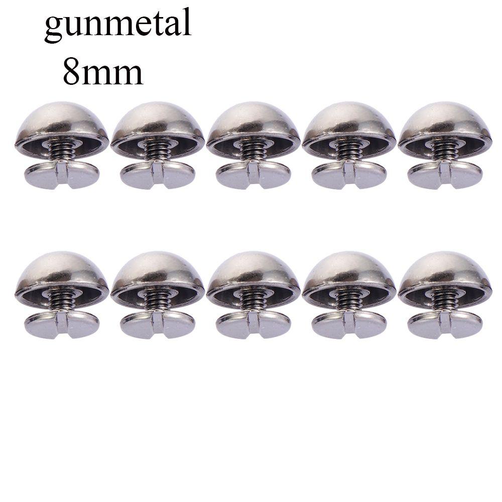 8/10/12/16/20mm Punk Metallo Chiodo Artigianato Pelle Abbigliamento/Borsa/Scarpe Viti Testa Tonda Rivetti a Cupola Funghi Chiodo Solido Bullone