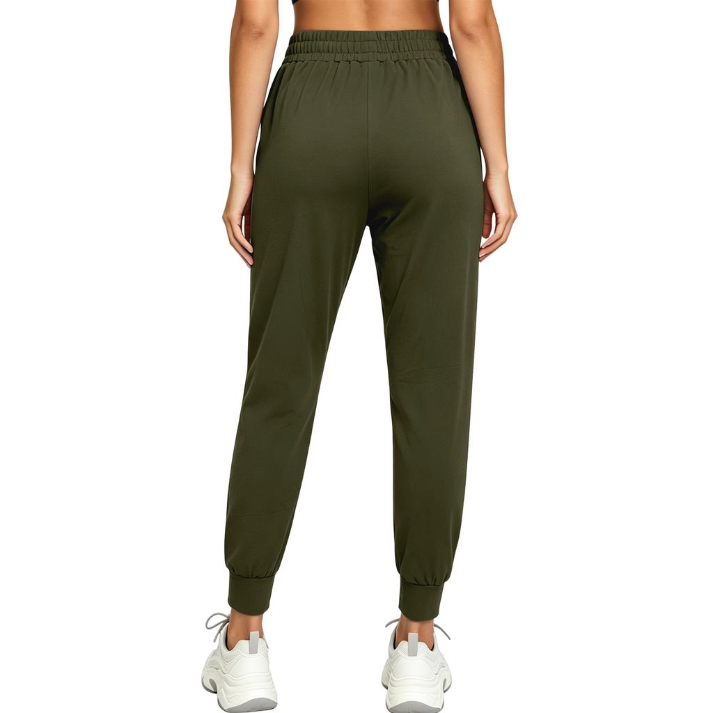 Women’s Drawstring Jogger Pants Loose Fit Casual Athletic Sweatpants with Elastic Waistband and Cuffed Ankles for Everyday Wear