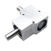 AAAN-Gearbox-90 Degree Steering Gearbox-1.5M 19T Spiral Bevel Reversing Corner Device 1 To 1 15Mm Output Shaft Gear Set Commutat