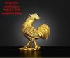 Copper Animal Chicken Ornament Zodiac Rooster Home Living Room Bedroom Office Sculptures