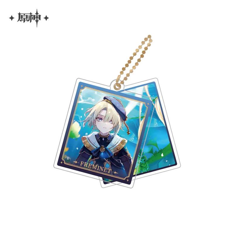 Sunsyea Genshin Impact Official Merch miHoYo Original Theme Series Keychain Vol.3 Alhaitham Kaveh Furina Wanderer Navia