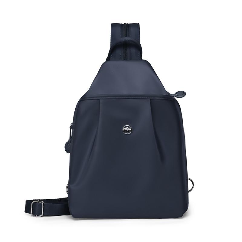 Schoolbag dual-purpose fashion backpack large capacity multi-function small travel chest backpack simple fashion women's messenger bag