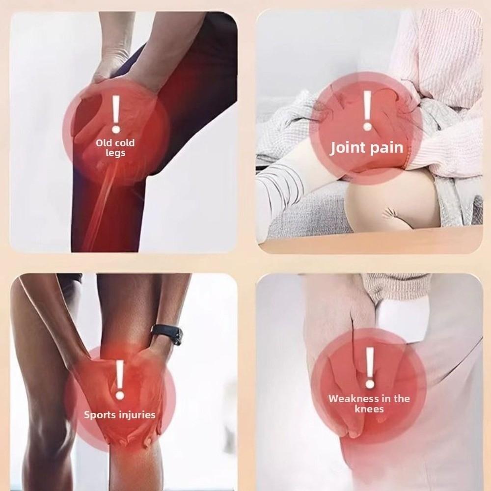 Imitation Otter Rabbit Hair Plush Thick Knee Protector Thermal Leg Warmers  Injury Recovery