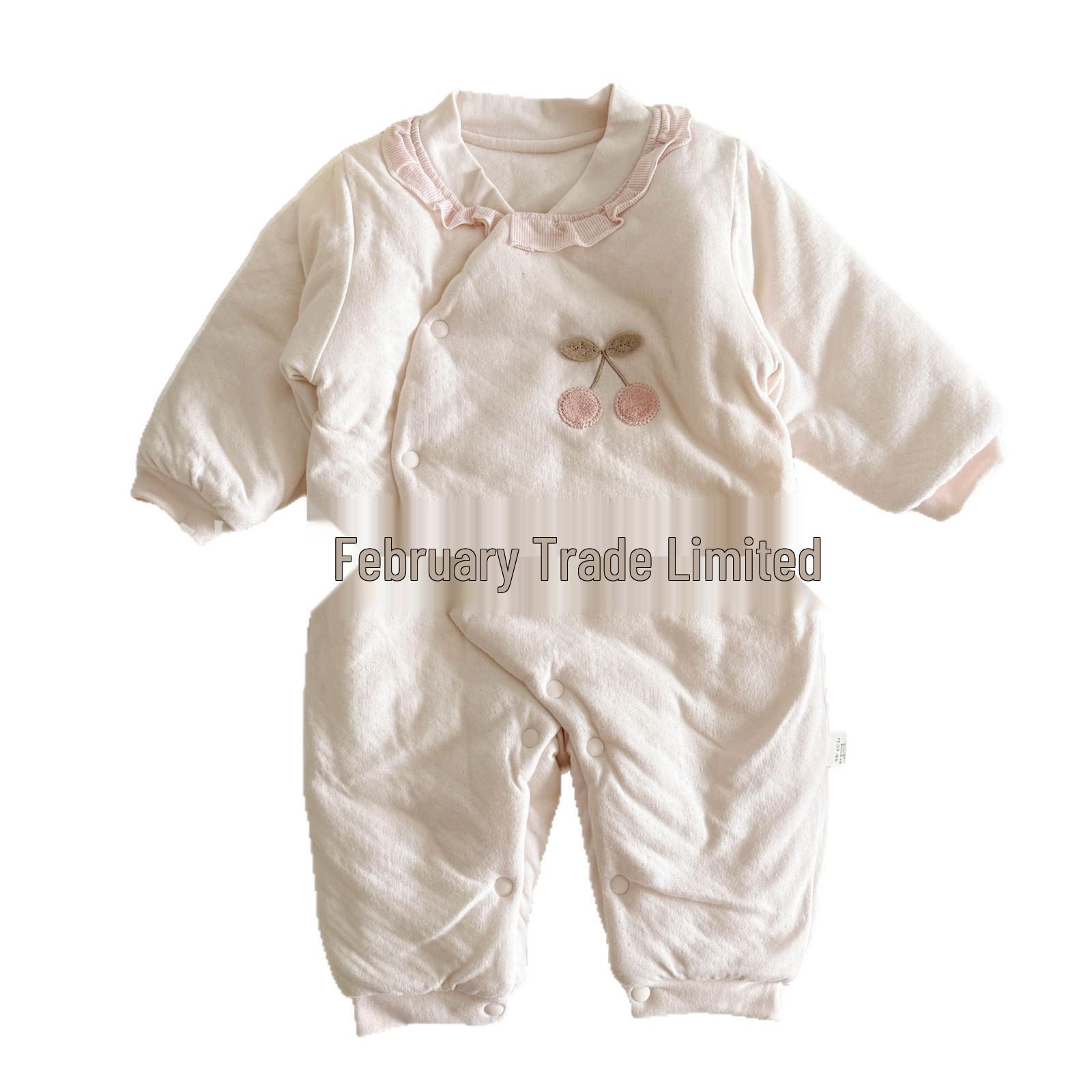 

Super Cute Autumn & Winter Warm Cotton Baby Romper for Girls 80cm