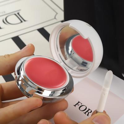 Słoiczek ze peelingiem do ust 13 ml Buteleczka z filmem na usta z silikonowym pędzelkiem Kieszonkowe lusterko Ochrona ust Pojemnik na próbki z lusterkiem Przenośny podróżny
