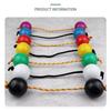 1 Pair Sand Egg Asalato African Shakers Fingertip Abs Sand Ball Kashaka Instrument for Adults Beginners