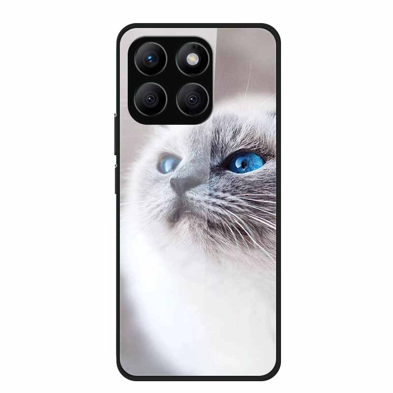 For Honor X8c Case X8 c X 8c Tempered Glass Hard Back Cover Phone Case For Honor X8c 4G Case HonorX8c X 8 c Capa Soft TPU Bumper