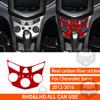 For Chevrolet Sonic 2012-2016 Real Carbon Fiber Sticker Central Air Conditioning Control Panel Car Accessories ide Decorative