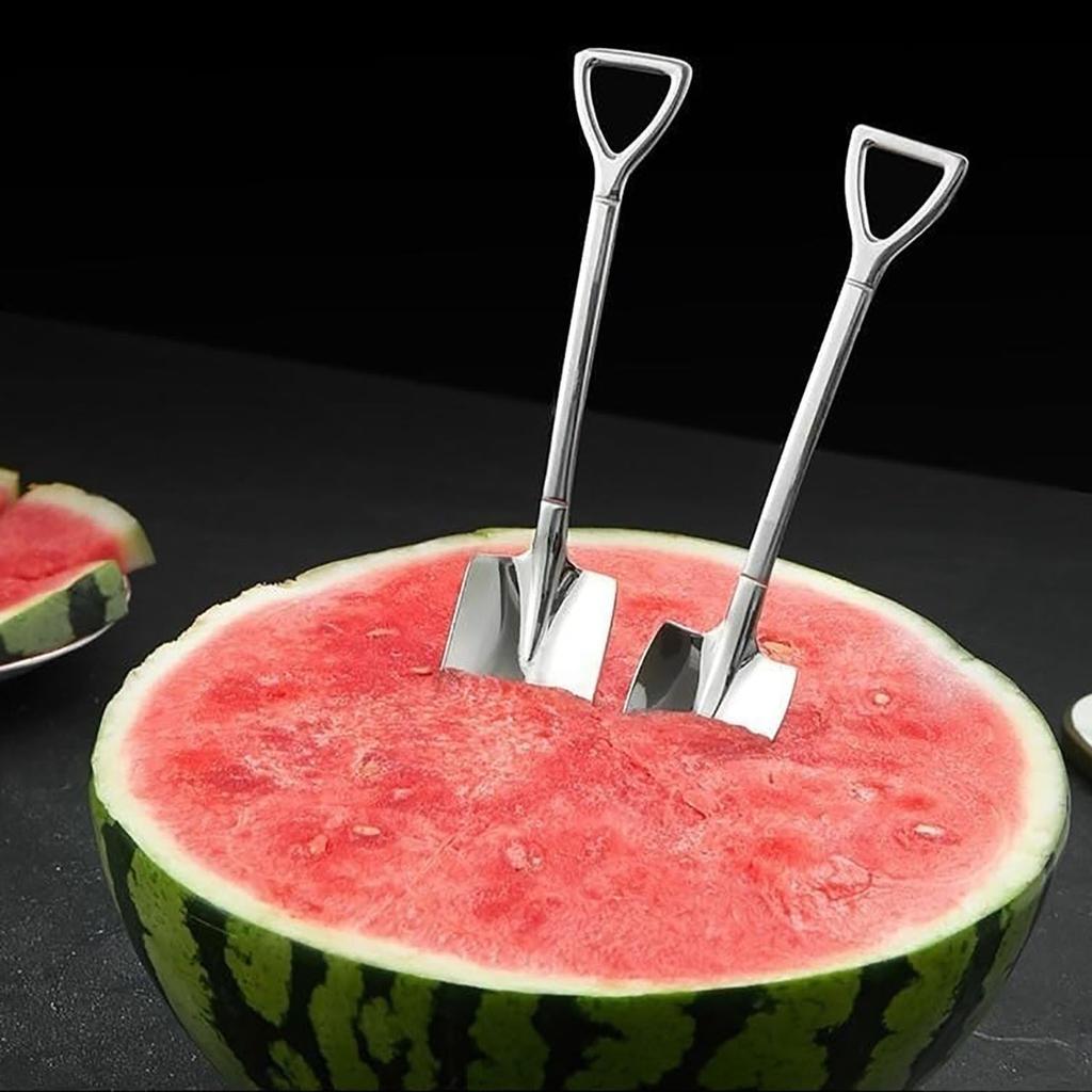 Stainless Steel Dessert Spoon Ice Cream Spoon, Elegant Shovel Shape, Suitable for Ice Cream, Ice Cream, Tiramisu, Etc., Modern Home Kitchen Utensils