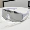 Fashionable 4PCS Y2K Cycling Driving Sunglasses Windproof Glasses for Men Ladies Retro-Reflective Sheeting Lens Road Riding Sport Glasses UV