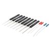 12Pcs Broken Key Extractor 0.2‑0.4mm Broken Key Extractor Pick Tool Set Kit for Repair Maintenance