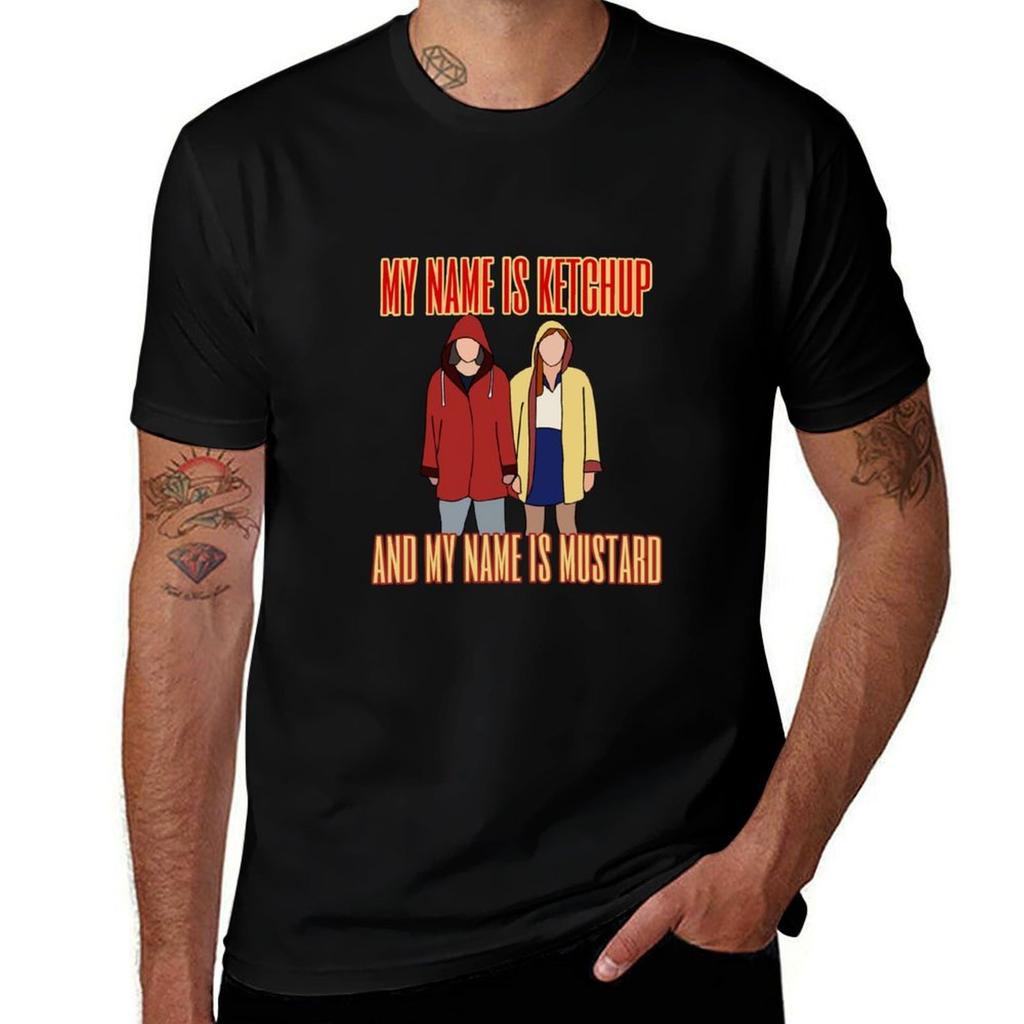 My Name Is Ketchup And My Name Is Mustard Tshirt Sporty Breathable Short Sleeve Tshirt