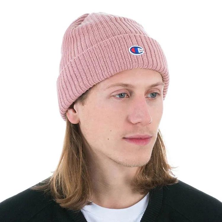 Champion Polyester Beanies Unisex Pink (Unisex) Beanies