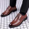 Business Formale Lederschuhe Herren Neue Leder Casual Atmungsaktive Herren Britischen Koreanischen Stil Spitze Bräutigam Hochzeit Schuhe