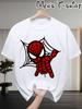 2026 neues Marvel SpiderMan T-Shirt Herren Sommer Oversized Tee Niedlich Cartoon Netz Grafikdruck Kurzarm Streetwear Hohe Qualität
