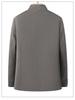 Dad's Middle-Aged Men's Wool Zhongshan Suit: Winter Business Casual Down-Lined Coat