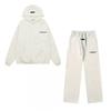 Herren Kapuzenpullover Mit Beflocktem Buchstabenaufdruck Locker Geschnitten Baumwolle Pullover Lässig Streetwear