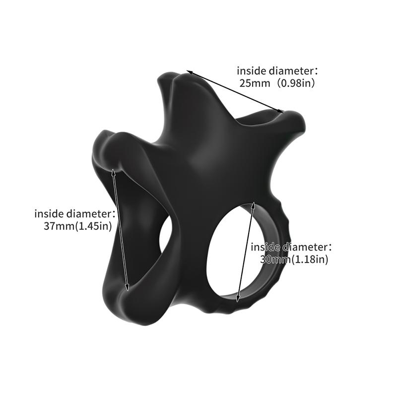 Sexy Lip Mouth Penis Ring Male Penis Enlarger Extender Testicle Restraint Cock Ring Lock the Sperm Male Penis Training Sex Toys