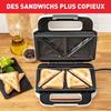 Gaufrier / croque-monsieur Tefal SNACK XL 2 JEUX DE PLAQUES GAUFRES &amp; CROQUE-MONSIEUR 850 W SW701110