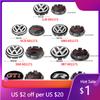 2026 Hot For VOLKSWAGEN VW 4Pcs 56/65/66mm Car Wheel Center Hub Caps Badge Original Hubcaps For Volkswagen VW R GTI Golf 5 7 Cad