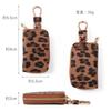 Key Leopard Pink [Blanc Pomme] Case, Print, Women's, Compact, Stylish, Cute, bp-2022
