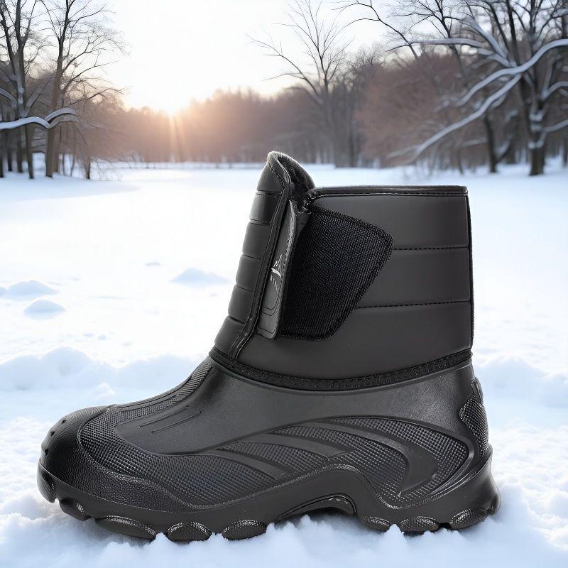 Pánské sněhule s fleecovou podšívkou: Teplé, Vodotěsné, Protiskluzové pro Venkovní, Rybaření nebo Běžné Zimní Nošení.