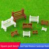 Garden Lounge Chair, Square Lounge Chair, Sand Table Model Materials, Heart-Shaped Park Bench, Model Bench