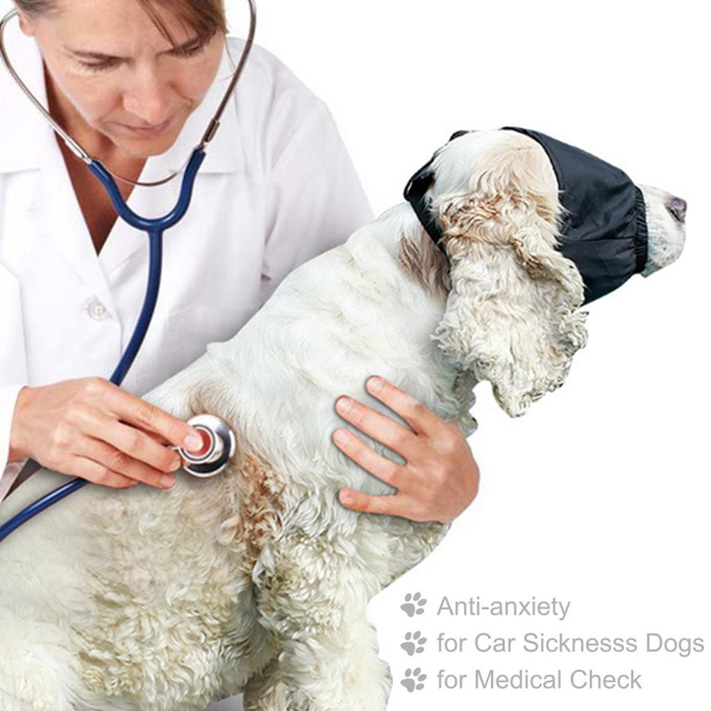 Puppy Eye Wrap for Small Medium Large Dog Eye Mask for Calming Grooming Bathing Blowing Drying Supply