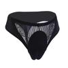 "Mandino Men's Cross-Dressing Underwear: Hidden Body Shaping Triangle for Large Sizes"