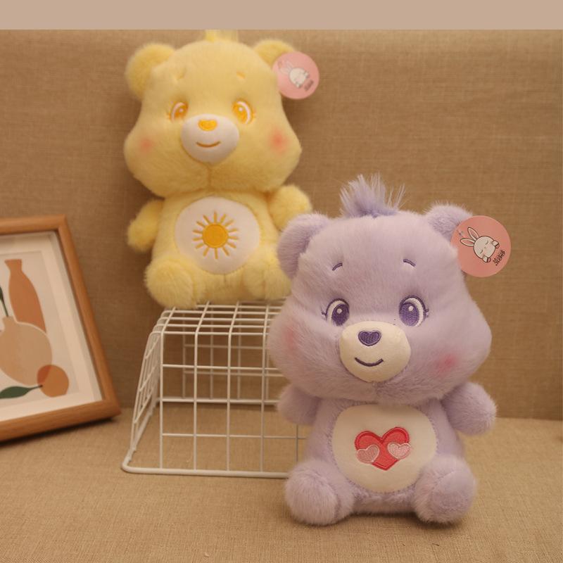 Cute Cartoon Plush Boutique Grasping Machine Doll Rainbow Bear Doll Children Girl Gift Doll