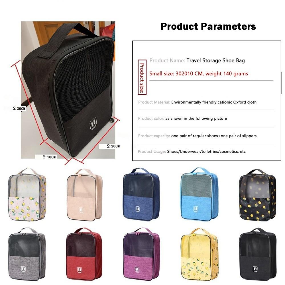 New Oxford Cloth Shoe Storage Bags Waterproof Hanging Travel Shoe Bag Multi-function Portable Shoe Organizer