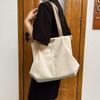 Casual Shoulder Women's Bag, Large-capacity Underarm Bag, College Students Commute In Class, Solid Color Tote Bag, Trendy and Versatile