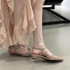 Ladies' French Temperament, Toe Toed High Heels, Straight Strap Pointed Sandals, Women's Summer Sandals, Women's