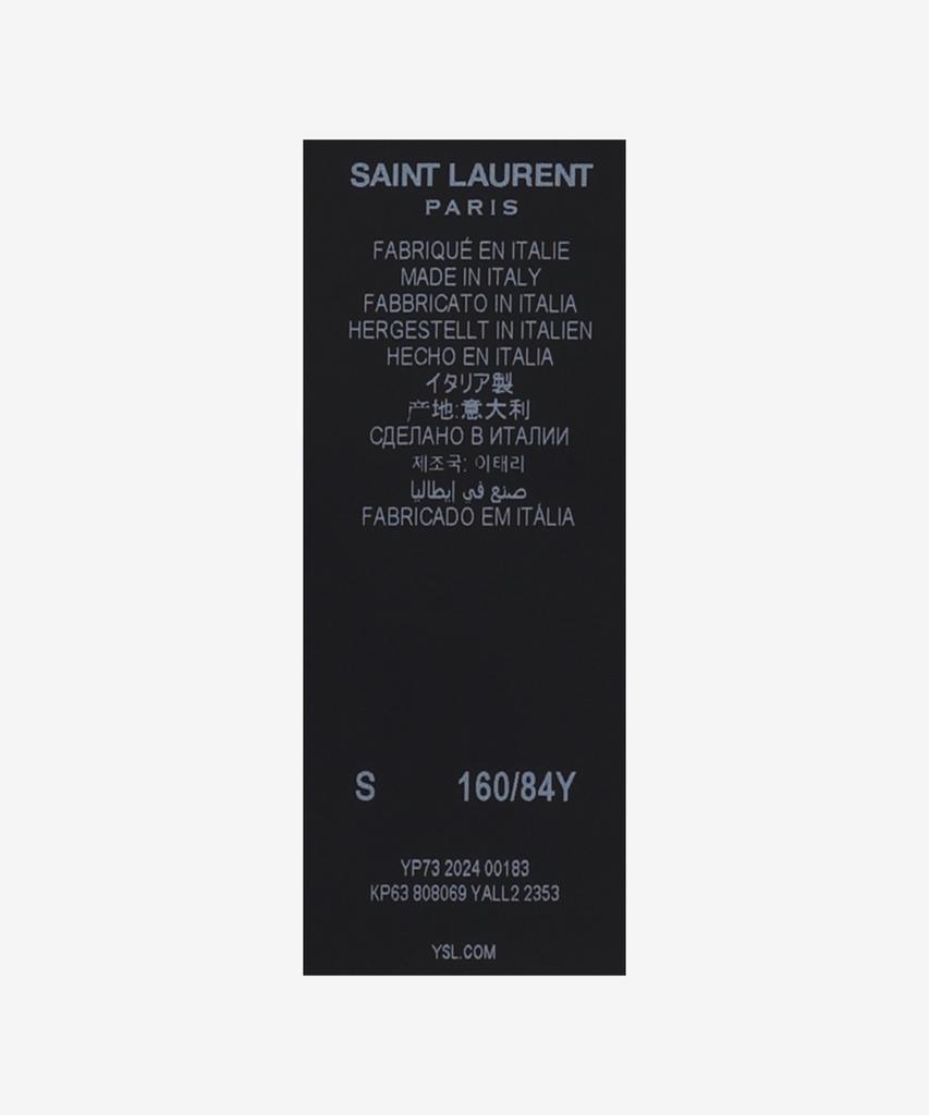 SAINT LAURENT Cashmere Openwork Round Neck Knit - Taupe / 808069Yall22353