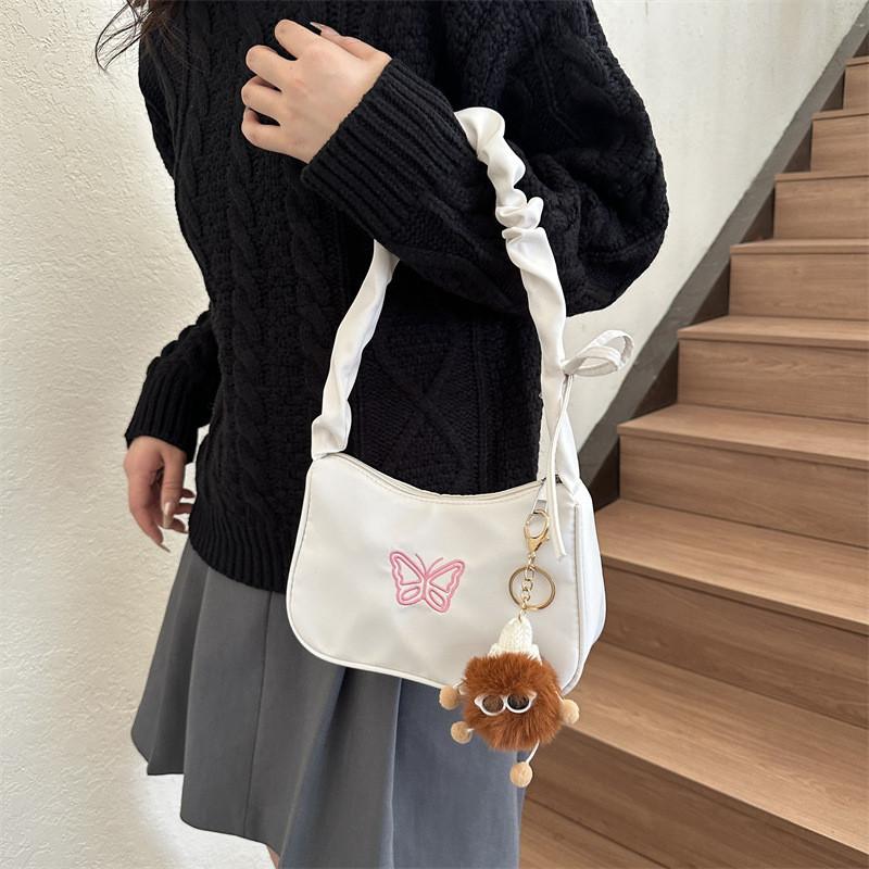 2023 New Simple Casual Handbag Street Fashion Oxford Cloth Shoulder Bag