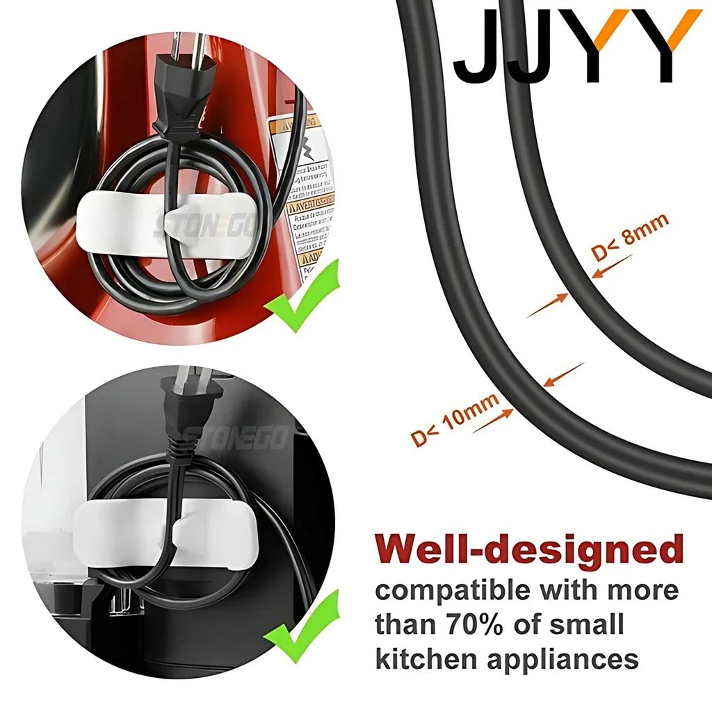 Cord Organizer Cable Wrap Holder for Kitchen Appliances Mixers Blenders Coffee Makers Pressure Cookers Air Fryers 1PC