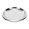 Rustless Steel Food Platter Raised Anti Spill Display Plate Easy To Clean Storage Tray  For Drinks