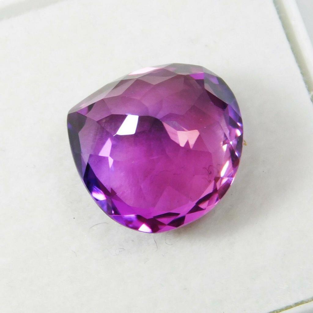 Natural Purple Tanzanite Loose Gemstone 8.56 Ct Pear Cut for Jewelry Making and Gem Collections