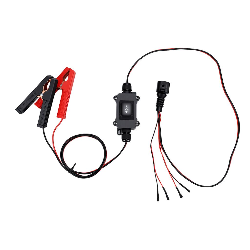 12V Automotive Motor Testing Harness with Clips and Switch, Universal Diagnostic Tool for EPB, Window, Wiper and Blower