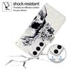 For Samsung Galaxy S24 FE Leather Case Pattern Printing Wallet Stand Mobile Cover with Strap
