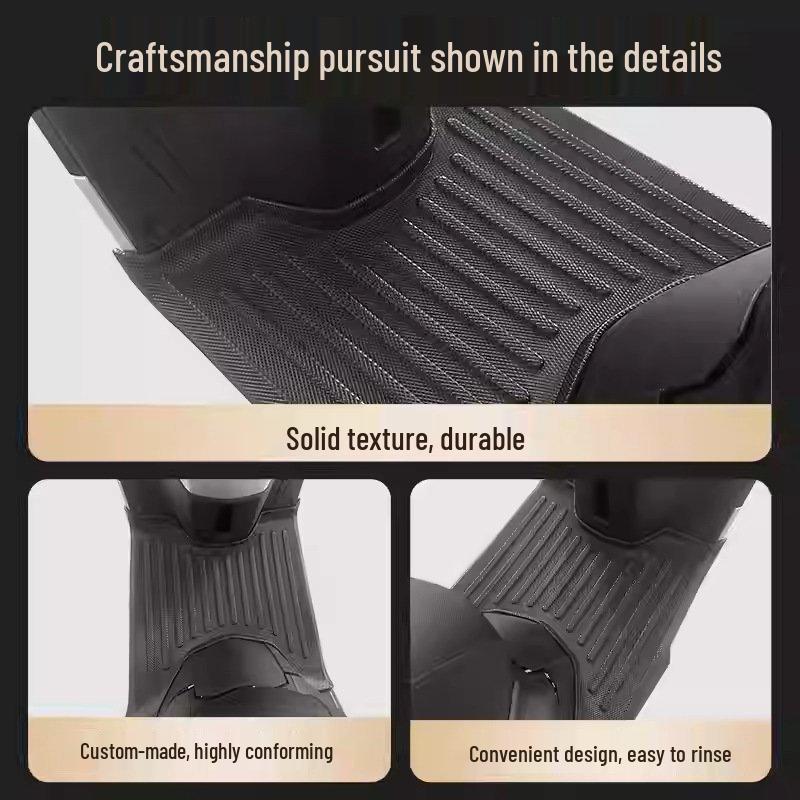 Waterproof, Non-Slip TPE Foot Pedal Pads for Kymco H125 with Full-Coverage and Thickened Edge