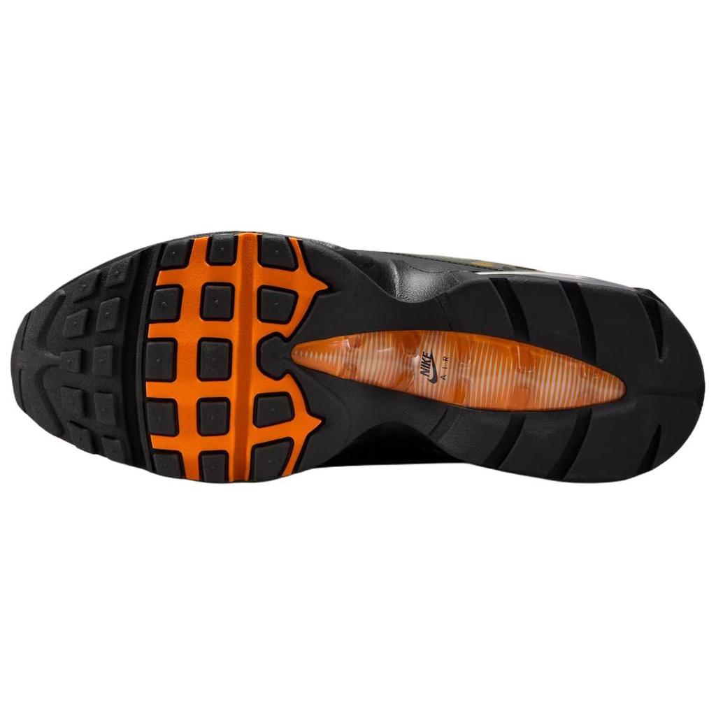 Nike Air Max 95 Breathable Running Shoes Unisex Black Umber Sneakers Casual Shoes HQ1973-001