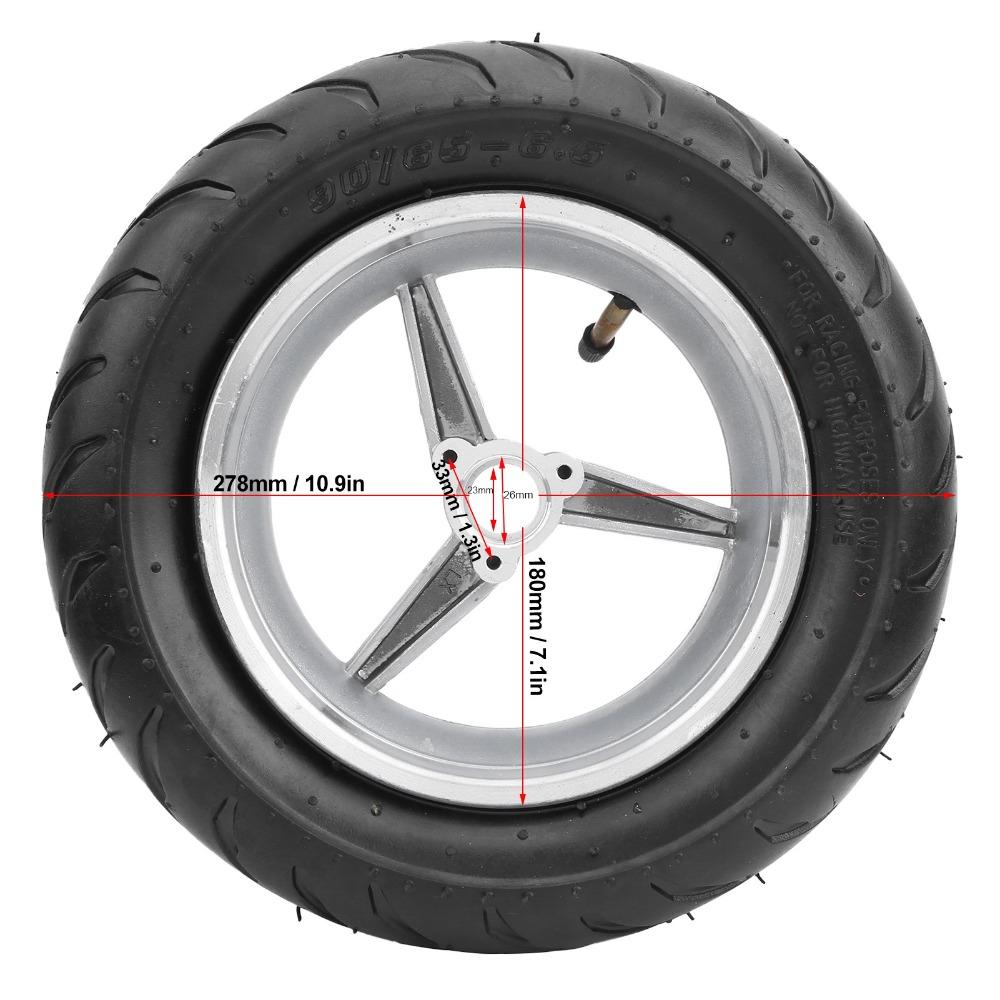 90/65-6.5 Pocket Bike Tire Thickened Tire Pocket Bike Wheel For 47cc 49cc Pocket Bike
