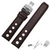 Cinturino in Vera Pelle da 20mm per Orologio Tissot Serie Sports Racing PRS516 T91 1853 da Uomo con Chiusura a Farfalla Cinturino Morbido in Pelle di Mucca