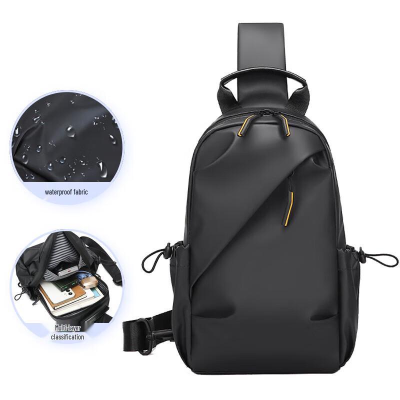 Aimeili Detachable Strap Crossbody Chest Bag Small