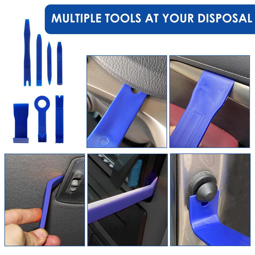 22Pcs Portable Automotive Tool Set Universal Auto Repair Tool Set Safe Automotive Interior Trim Removal Tool Kit Car Tool Kit