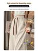 Cream-Colored Wide-Leg Cashmere Wool Sweatpants - 2026 Slim Fit Style for Autumn/Winter