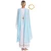 Damen Halloween Griechische Schönheits Kostüm Goldene Blätter Girlande Kopfschmuck Chiffon Kappenärmel Antikes Toga Kleid
